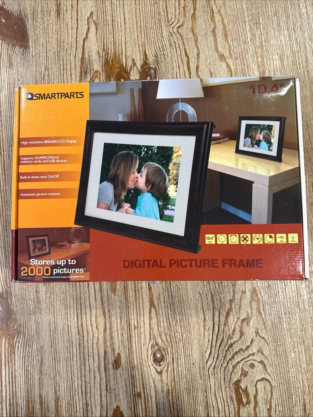 Black Digital Picture Frame - 10.4